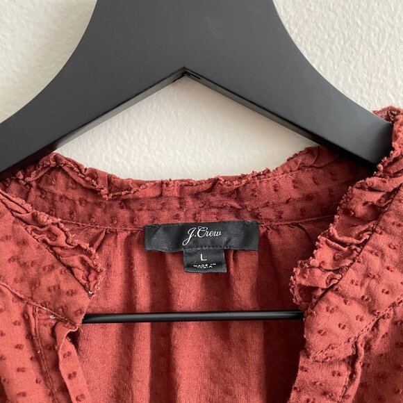 J. Crew Burnt Orange Top - Picture 2 of 6